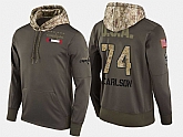 Nike Capitals 74 John Carlson Olive Salute To Service Pullover Hoodie